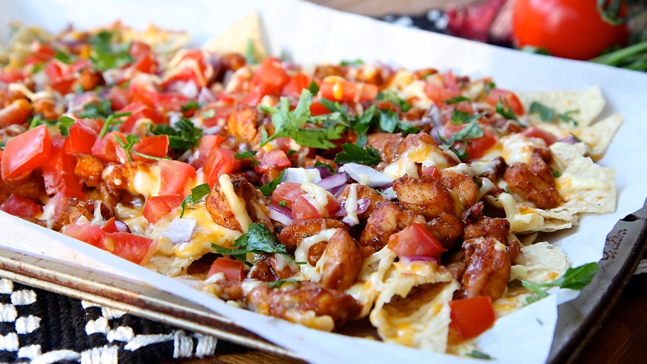 easy bbq chicken nachos