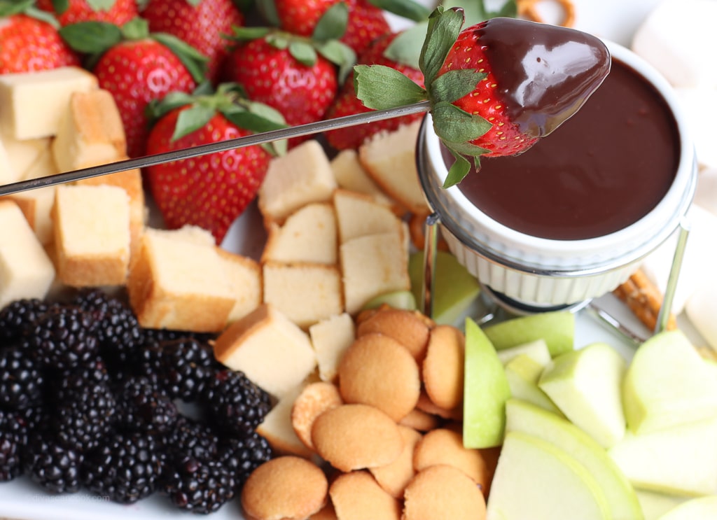 strawberry dipped in chocolate