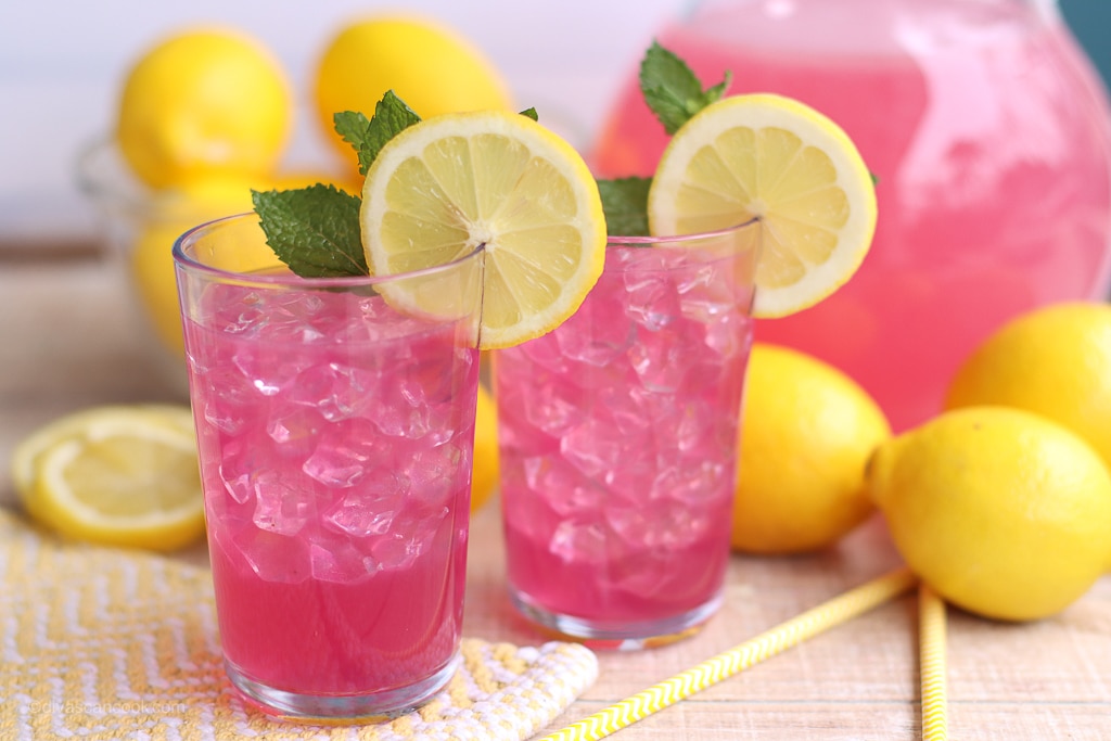 hot pink lemonade recipe