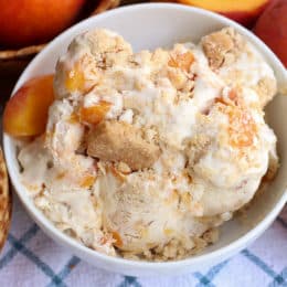 best peach cobbler ice cream