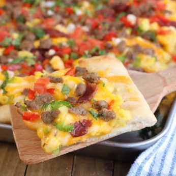 Breakfast pizza recipe