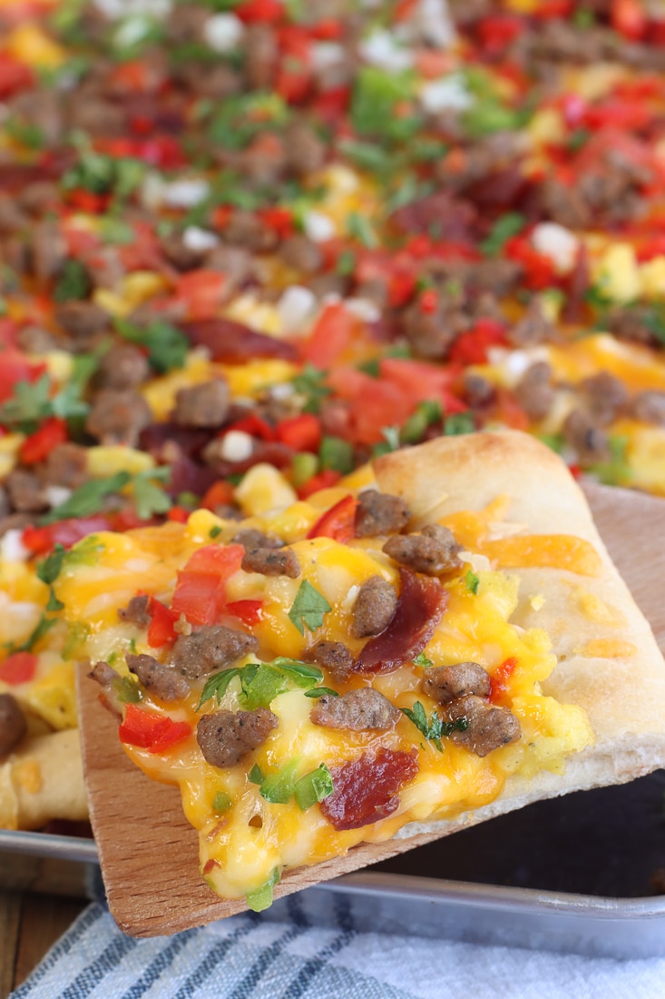 Breakfast pizza recipe