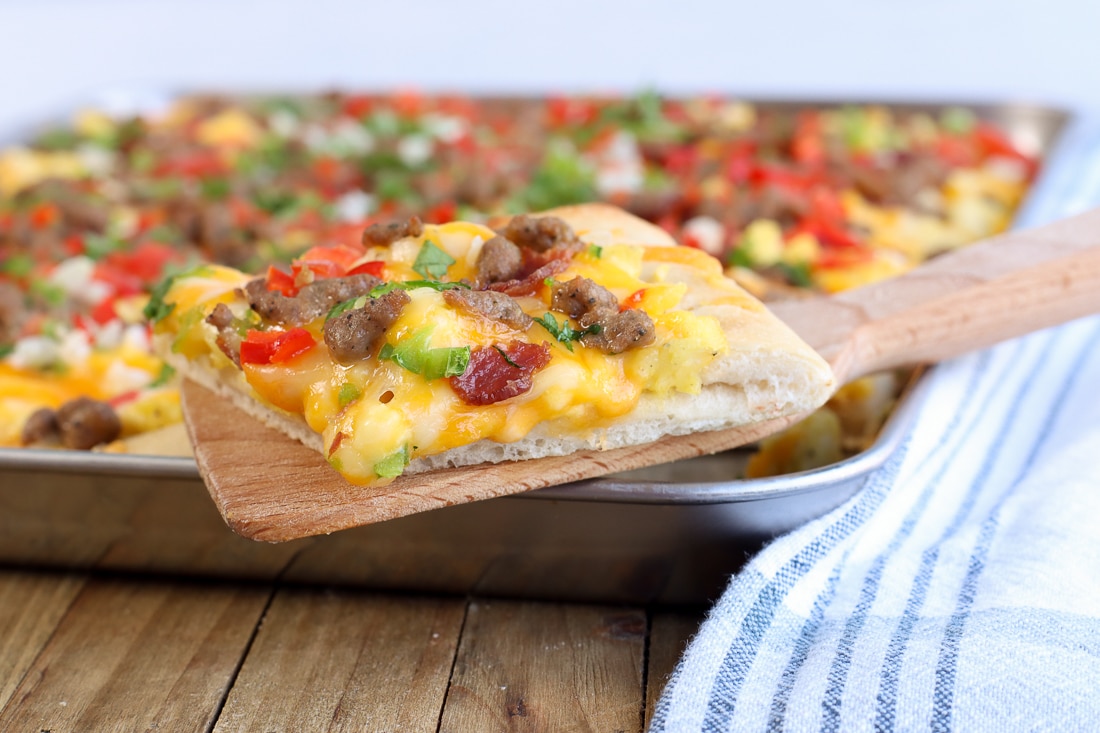 easy Breakfast pizza recipe