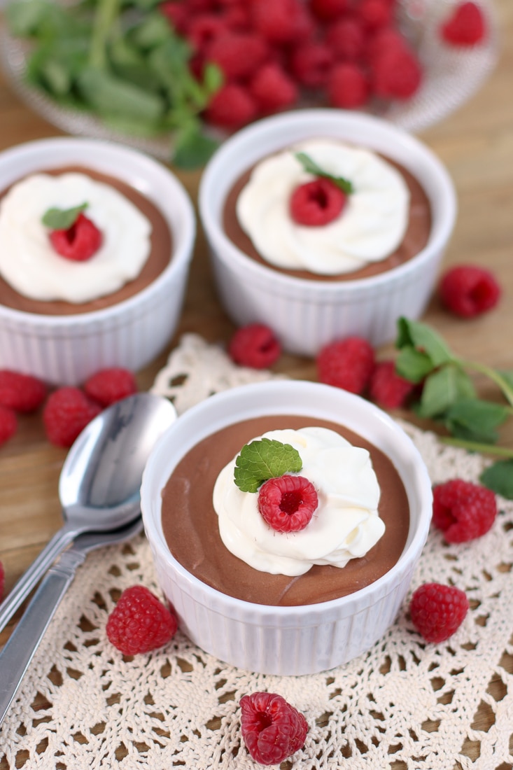 fluffy chocolate mousse