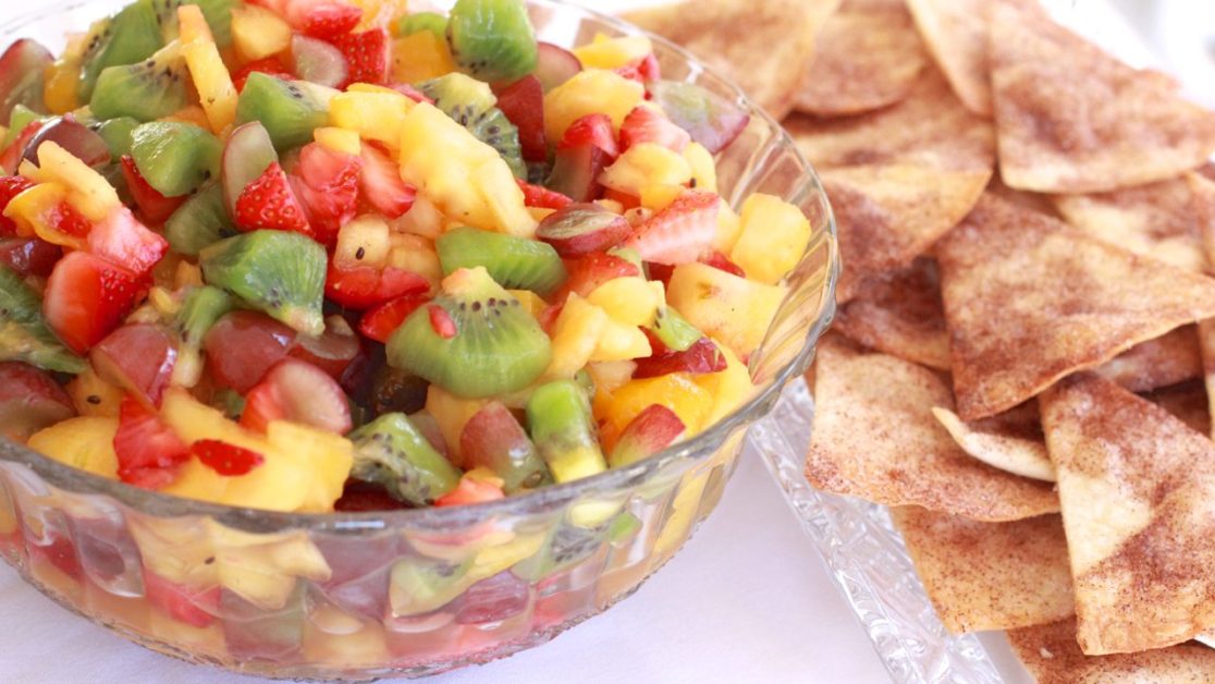 fruit salsa easy cinnamon tortilla chips