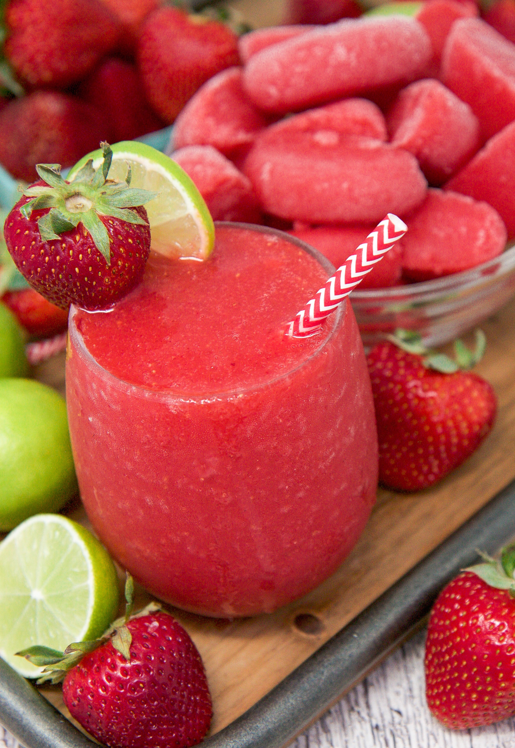 frozen strawberry daiquiris