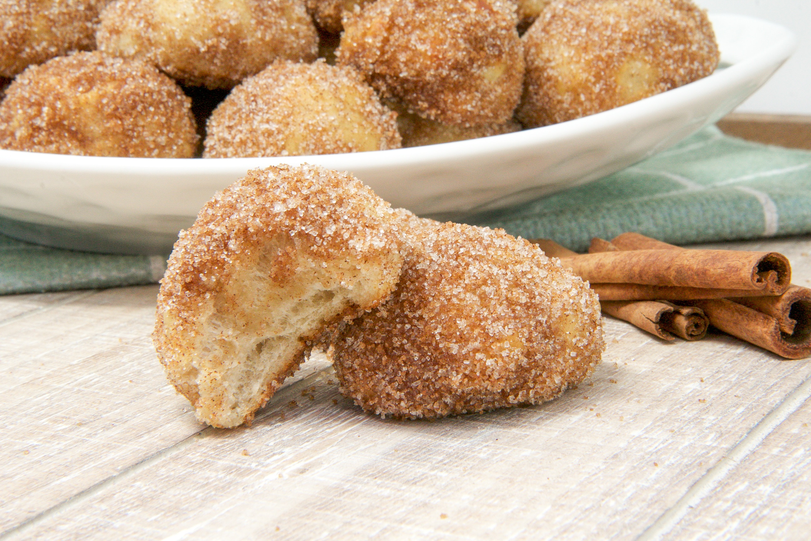 cinnamon sugar soft pretzel bites