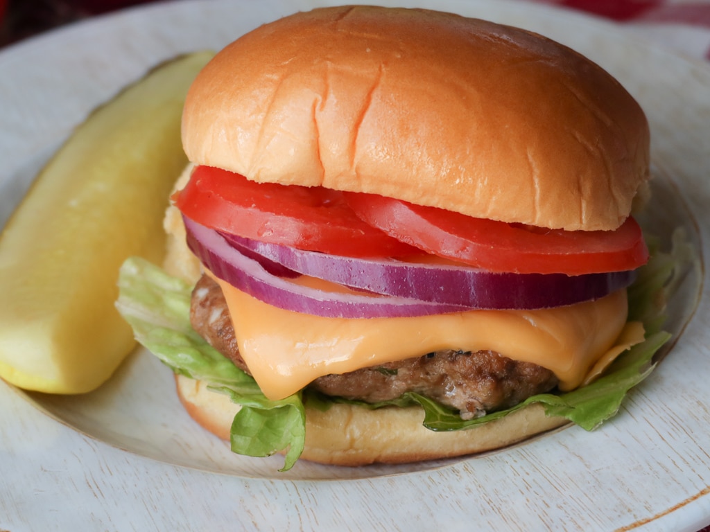 garlic herb turkey burgers recipe