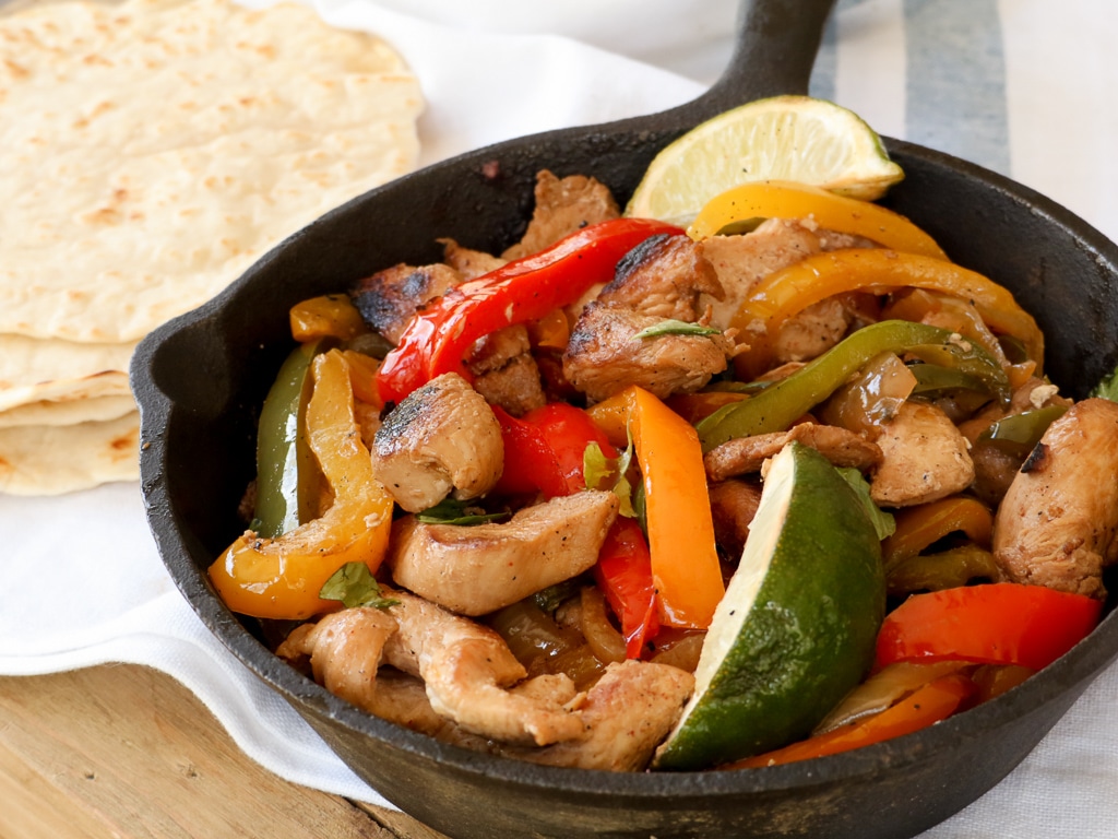 easy chicken fajitas recipe