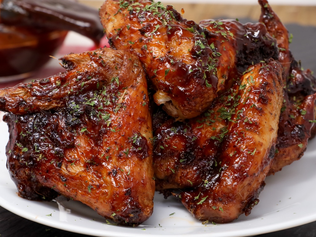 air fryer honey bbq chicken wings