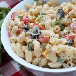 creamy vegan pasta salad recipe