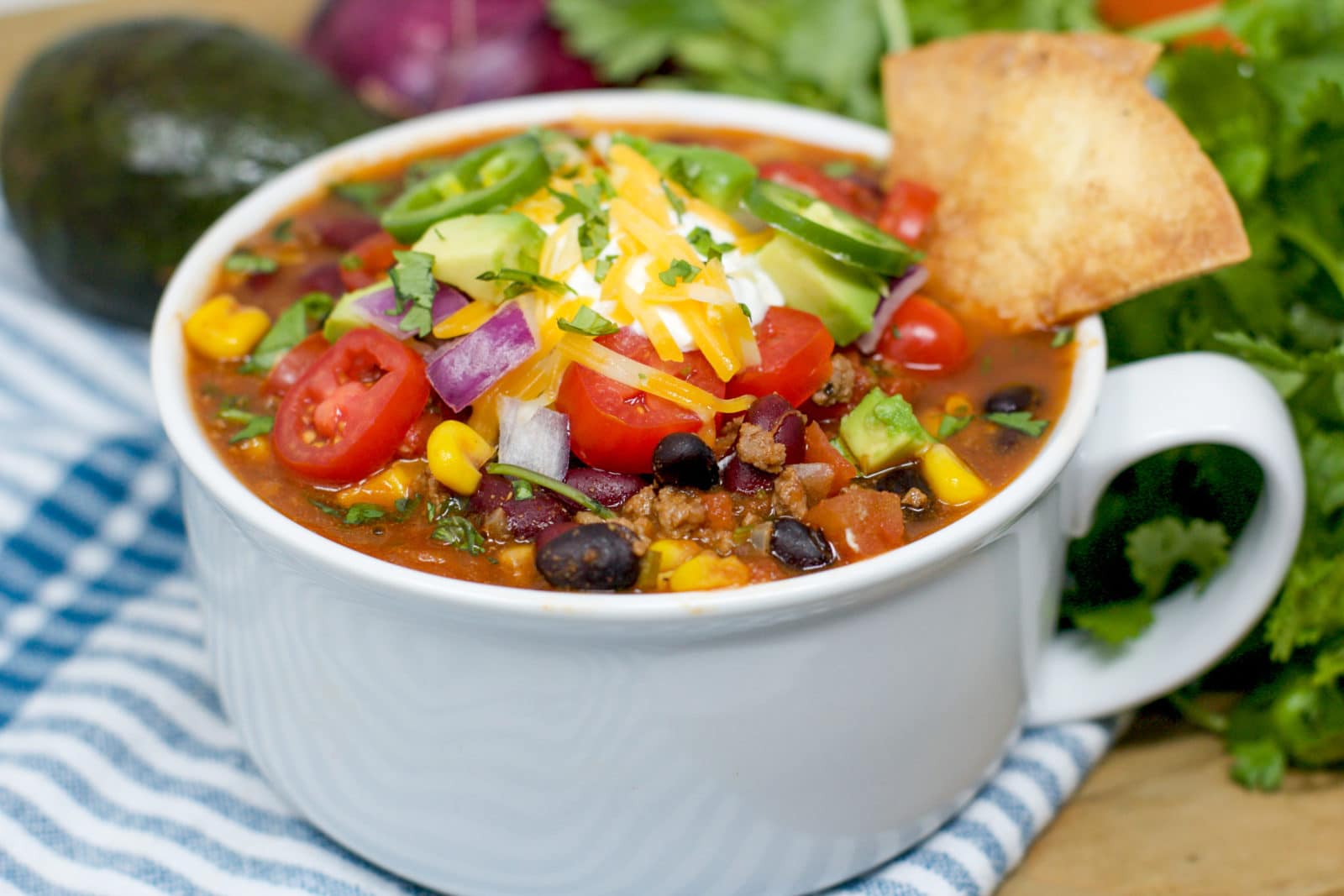 easy taco soup recipe