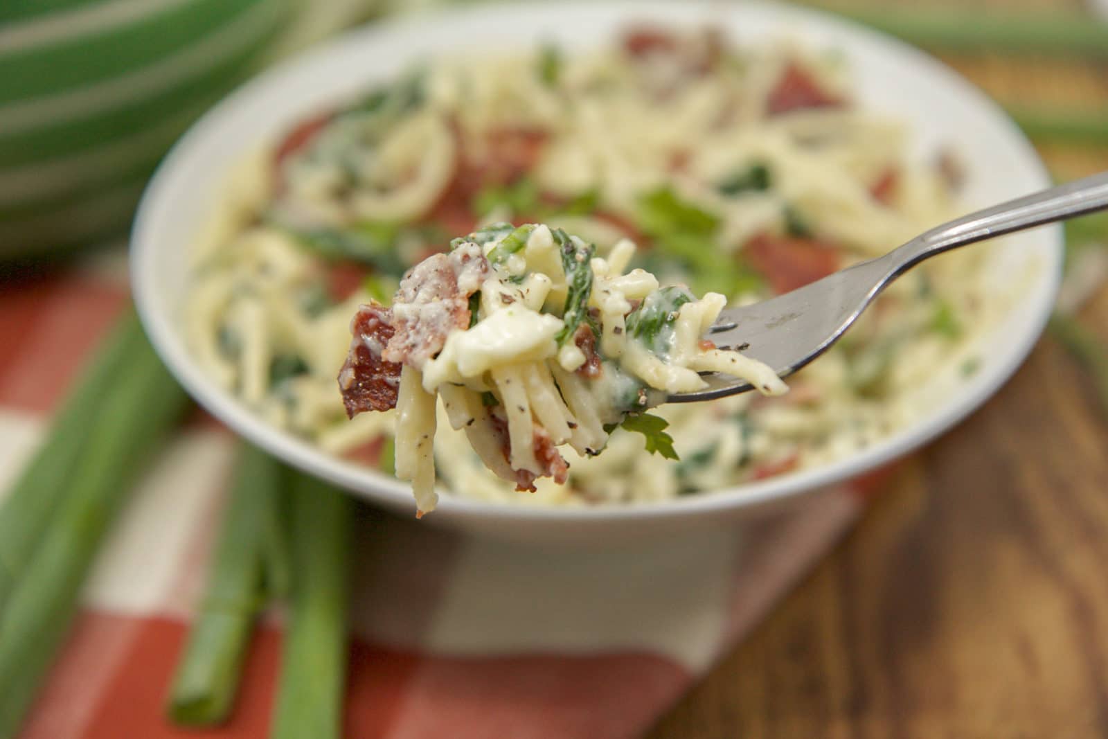 bacon florentine pasta