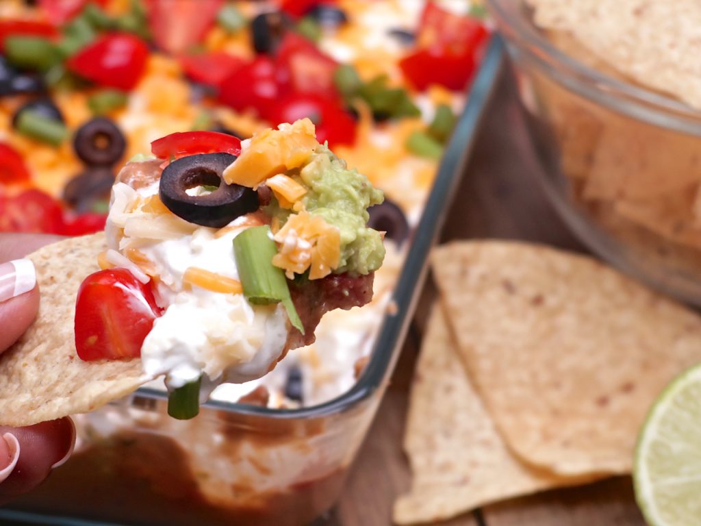 layered taco dip recipe