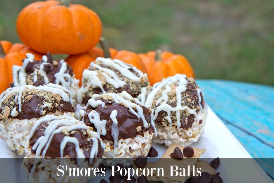 smores popcorn balls