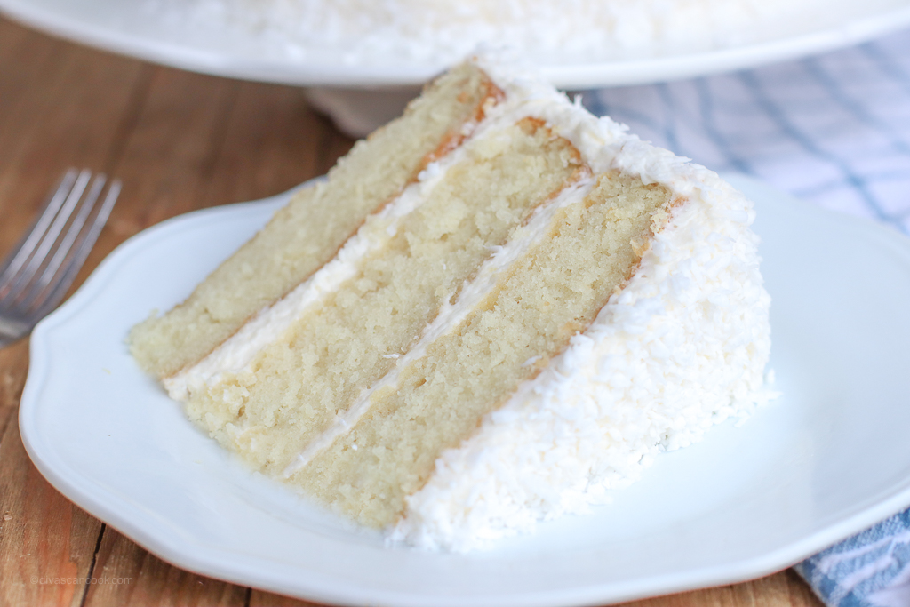 southern coconut cream cake