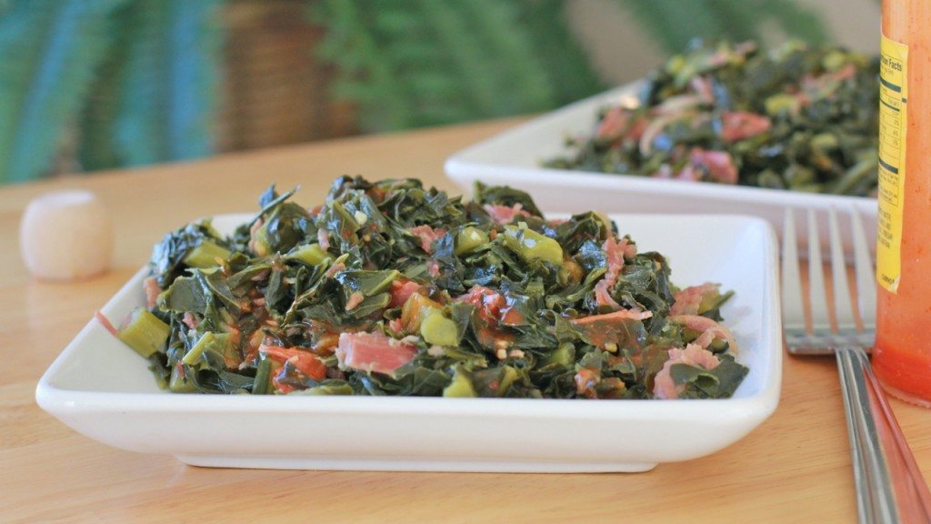 southern soul food collard greens recipe